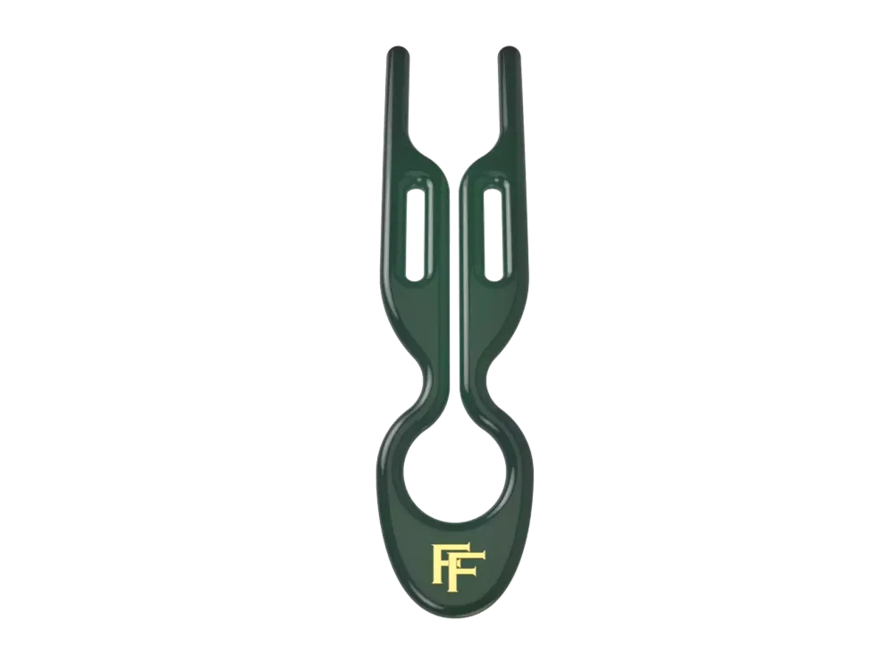 NO 1 HAIRPIN | GREEN - 3X HAIRPINS/BOX / Шпильки No1 Hairpin Изумрудный Цвет (набор из 3 шпилек)