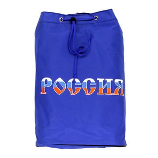 Торба Россия синяя (надпись)