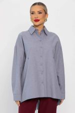Рубашка Свободное падение (серая) Б14193-5М LT Collection