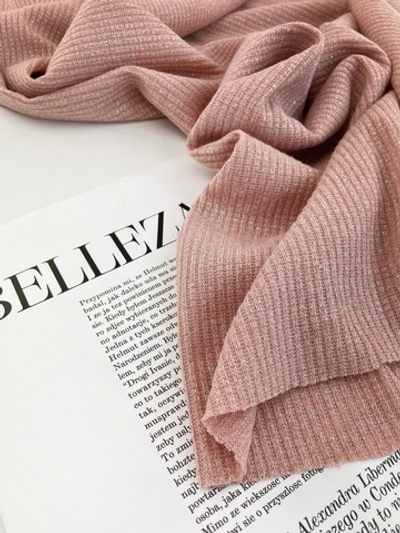 ПУДРА - Лапша вязаная с люрексом (ОЗ67)