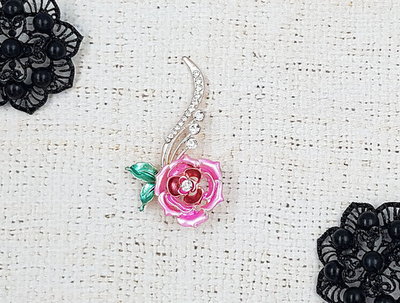 Брошь, р. 6,5х4 см