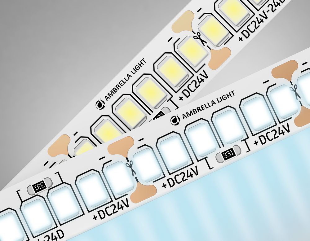 Ambrella Светодиодная лента Ambrella Light GS3403 2835 240Led /20W m/ 24V IP20 6500K 5m LED Strip 24V GS3403