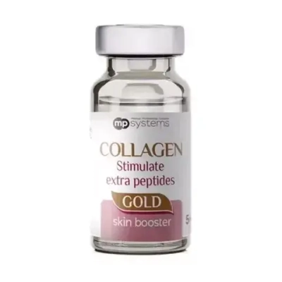 Collagen Stimulate Extra Peptides Gold MP Systems | Скинбустер с коллагеном, обогащенный «гормоном молодости» и обладающий эффектом «Fix Age»