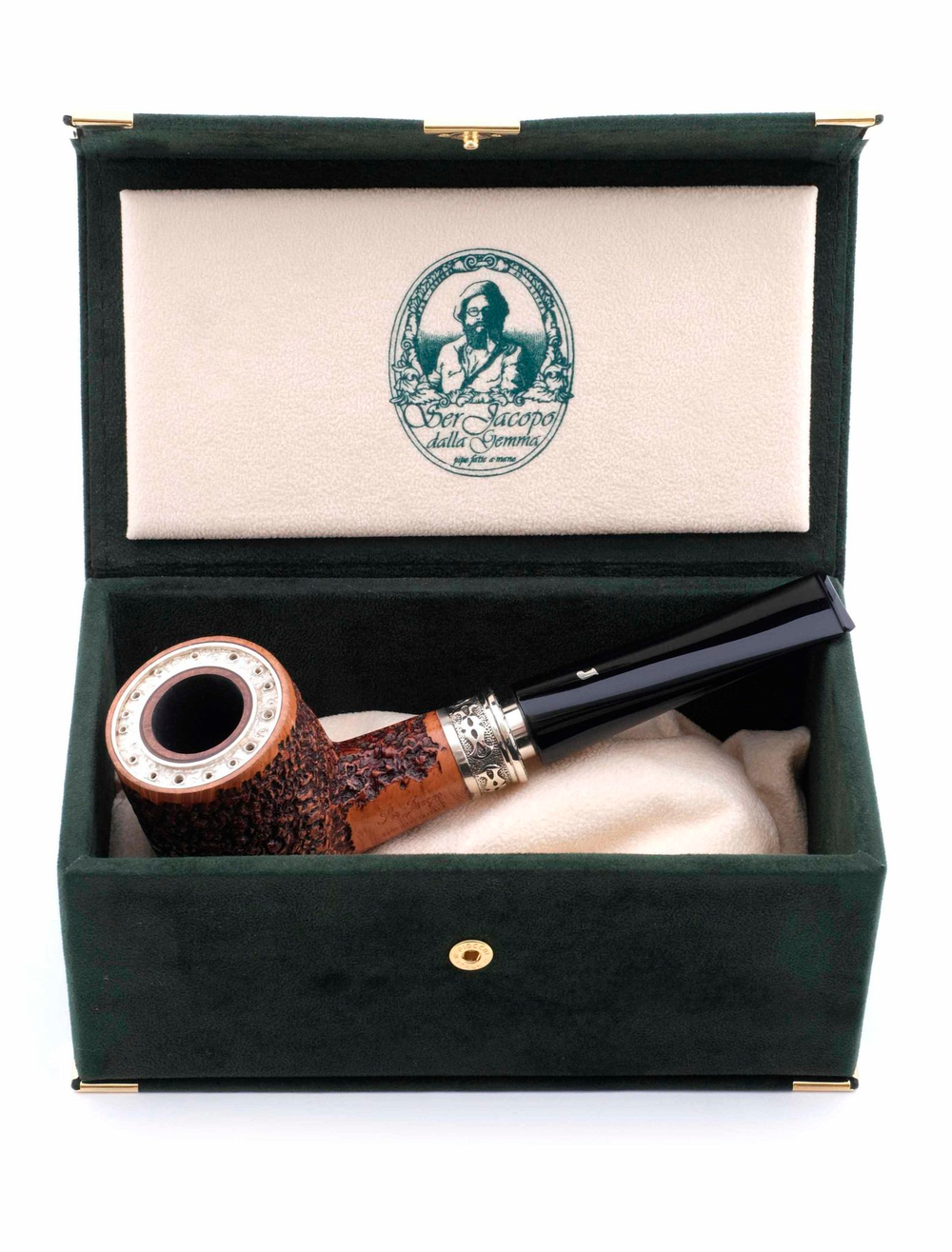 Трубка SER JACOPO Leonardo da Vinci Rustic Straight в шкатулке