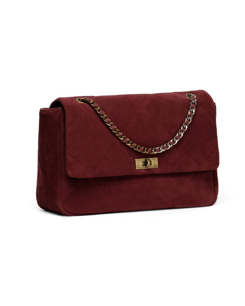 KELLY M марсала из замши