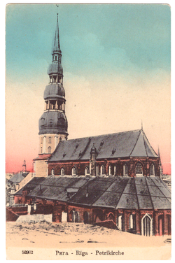 Рига. Церковь Святого Петра - Riga. Petrikirche