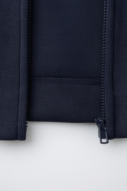 ZARA ХУДИ С РЕЛЬЕФНОЙ НАДПИСЬЮ, СИНИЙ