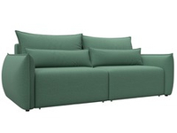 Диван прямой Лига-051 НПБ РОГОЖКА Амур 11 зеленый