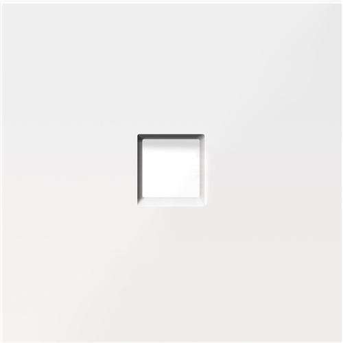 Накладка для розетки RJ45, 1-я, белый, серия R98