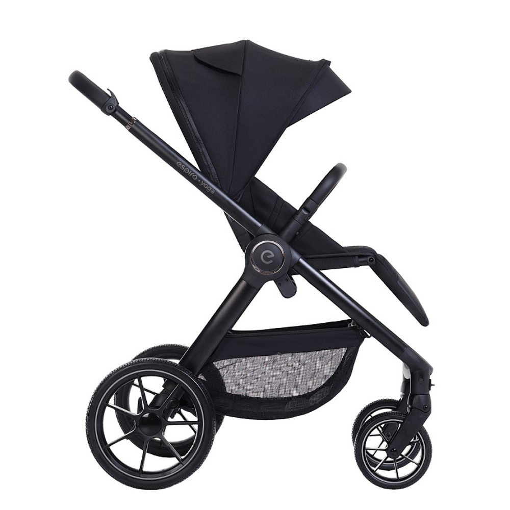 Детская коляска 3 в 1 Espiro Yoga 2025 и автокресло Pi Black 111 calm evening voice of nature/Чёрный (Black 110)