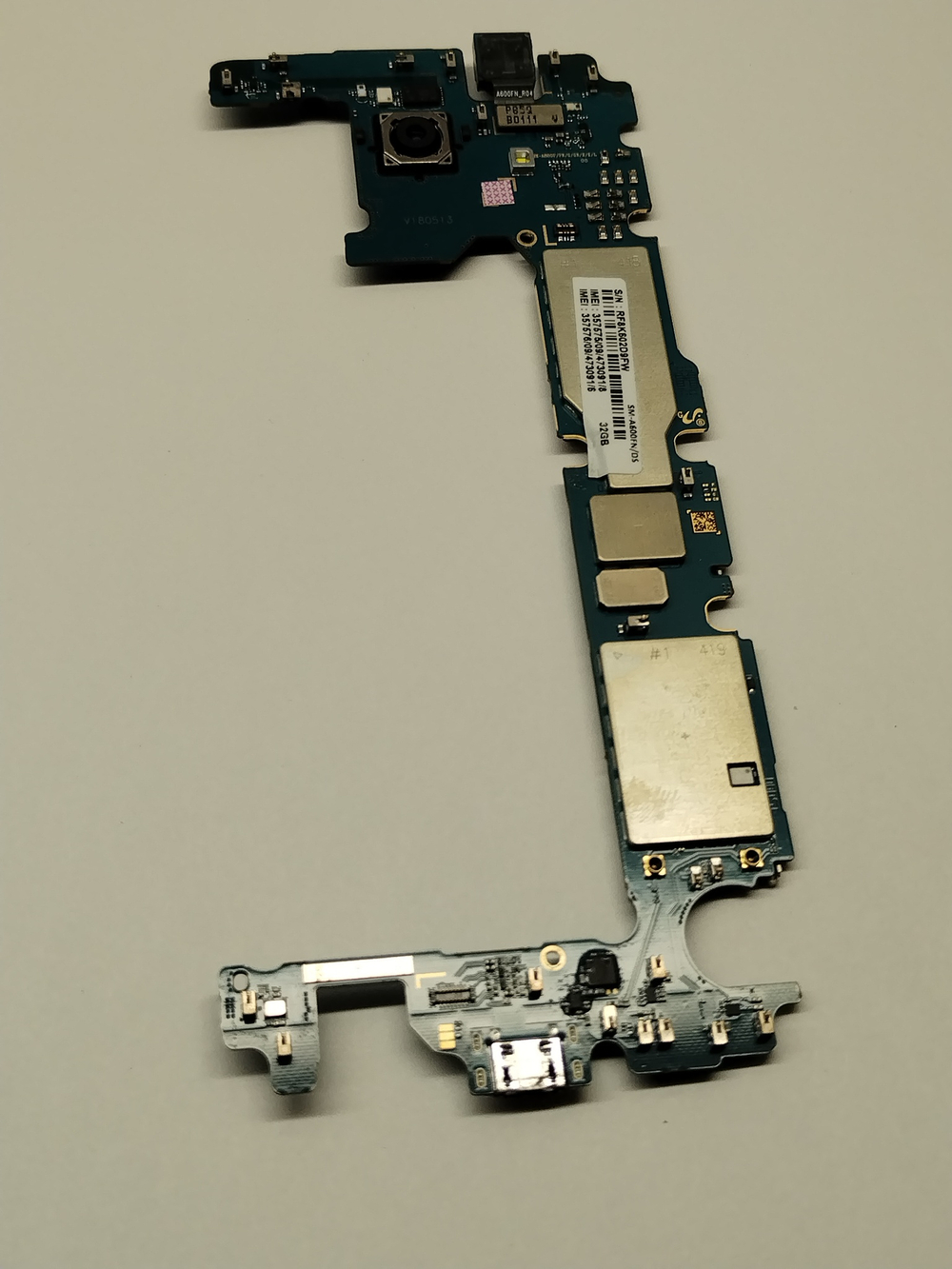Samsung Galaxy A6 2018 (SM-A600FN) / Плата материнская / системная (основная) (ORIG)