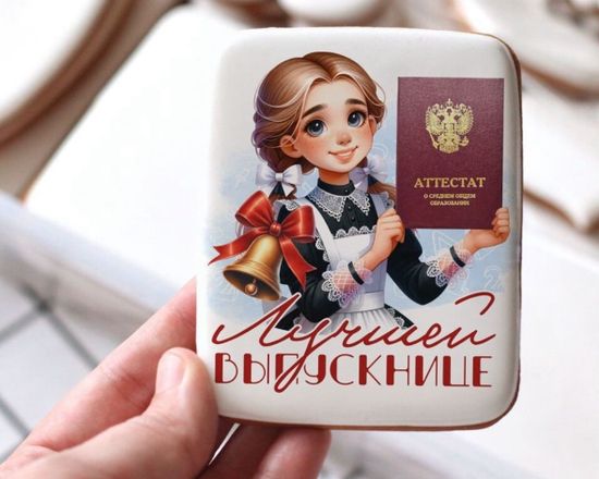 Пряник прямоугольный для выпускника школы