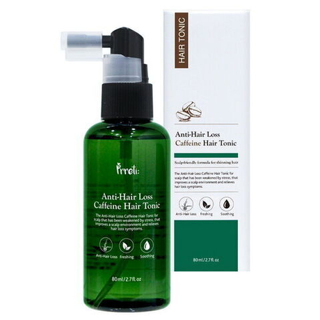 Тоник с кофеином против выпадения волос Prreti Anti-Hair Loss Caffeine Hair Tonic, 80мл