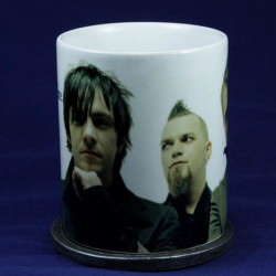 Кружка Three Days Grace фото группы на белом фоне (225)