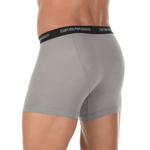 Набор из 2 мужских трусов-боксеров Emporio Armani - черных и серых (Размер: M) (Цвет: разноцветный)