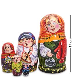 Народные промыслы МР-13/ 3-G Матрешка 5м «Семейка Большая»