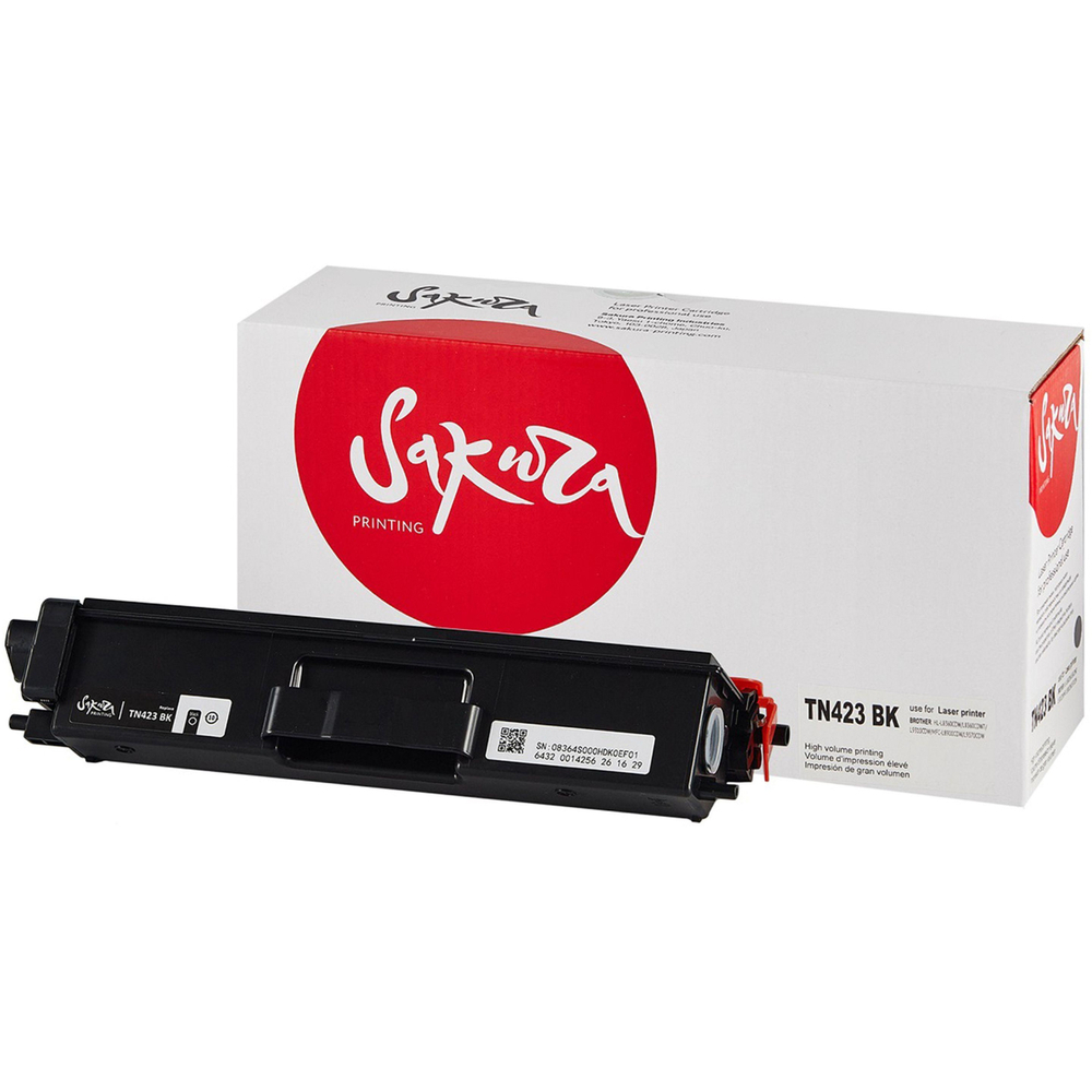 Картридж лазерный SAKURA TN-423K чер. для Brother HL-8260/DCP-8400