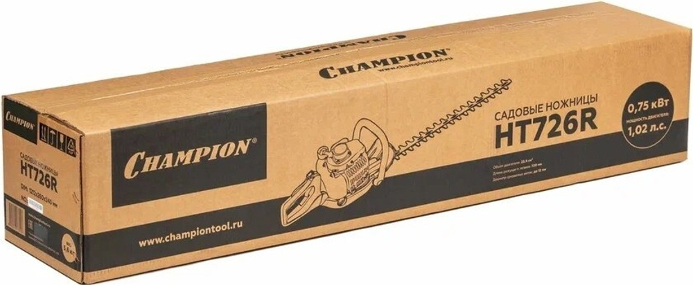 Ножницы-кусторез бензиновые CHAMPION HT726R