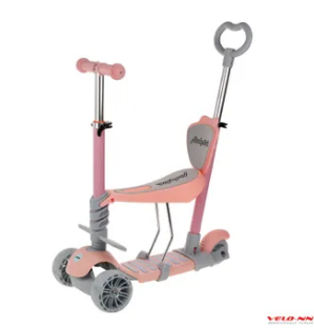 Самокат Moby Kids Pony 3 в 1,Розовый