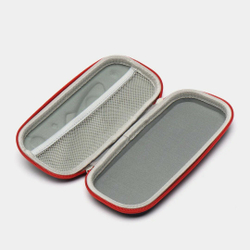 Пенал школьный  для девочек мальчиков с 3д рисунком на молнии Ракета, черный