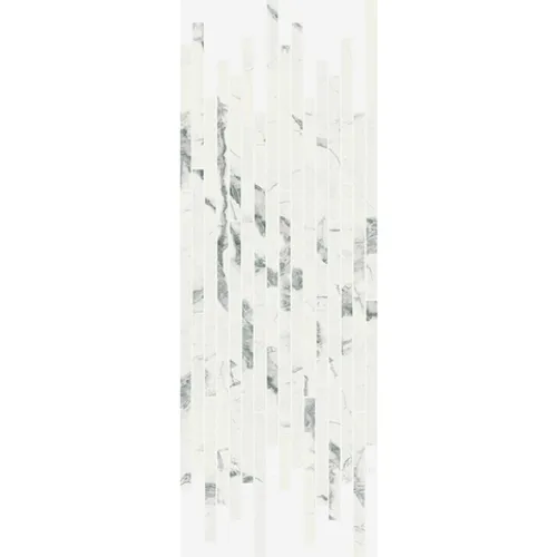 Декор Italon Шарм Делюкс Инвизибл Стрип 26х75 керамогранит белый Упак. 5 шт. 0,98 кв.м.