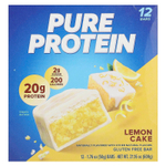 Pure Protein, батончик без глютена, со вкусом лимонного торта, 12 батончиков по 50 г (1,76 унции)