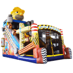 Коммерческий надувной батут "Большой строитель"