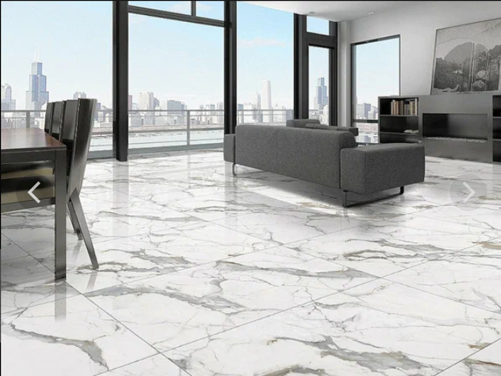 Керамогранит Maverick White PR223 polished 600х1200х9 1,44/48,96
