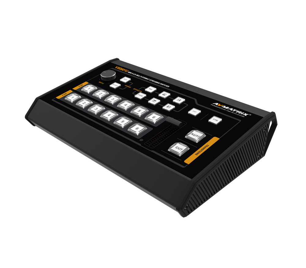 Видеомикшер AvMatrix VS0601U, компактный, 6CH, SDI, USB
