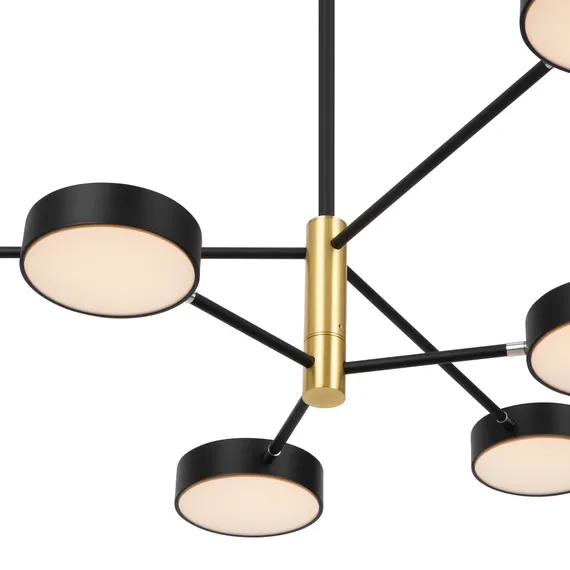 Люстра FR6048CL-L6GR Тибо / Tibo 6 Вт LED Freya fr6048cl-l6gr