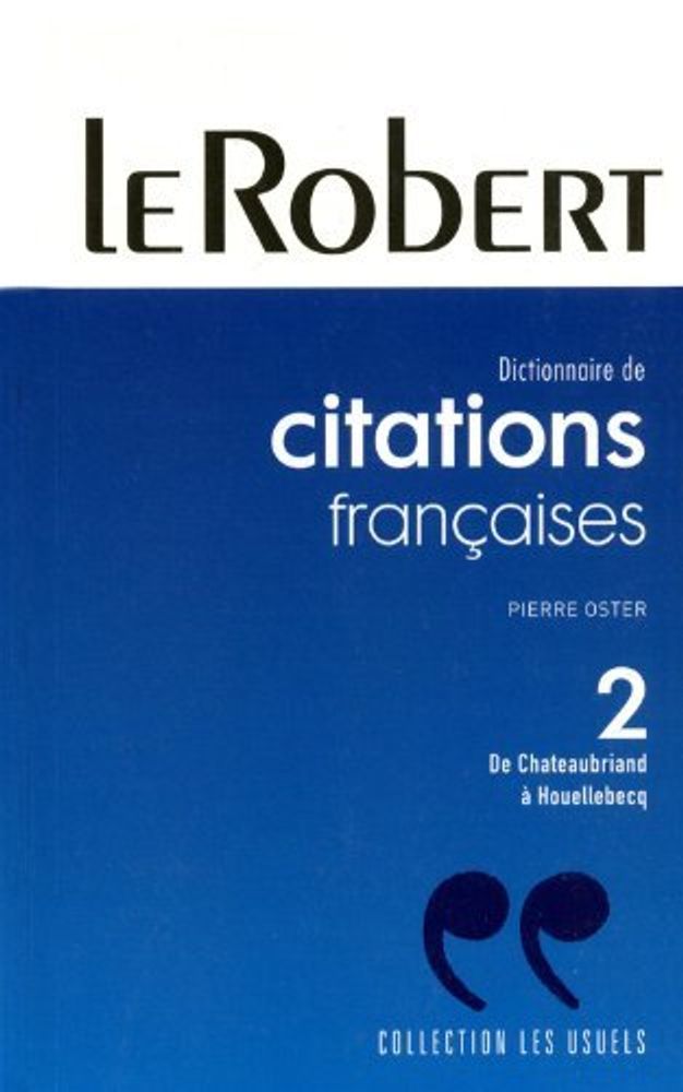 Citations Francaises Tome 2