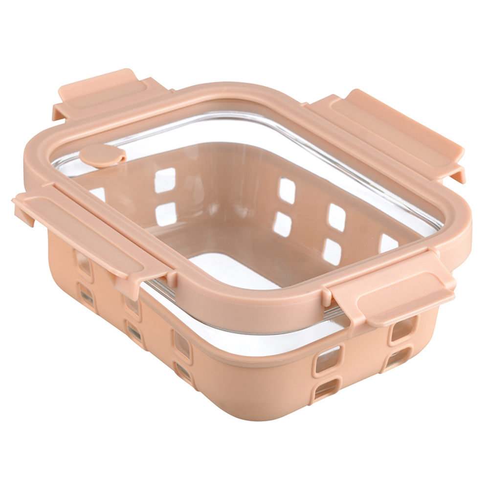 Контейнер для запекания, хранения и переноски продуктов в чехле smart solutions, 1050 мл, бежевый