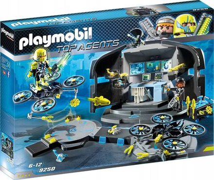 Конструктор Playmobil Top Agents 9250 Командный центр Доктора Дрона