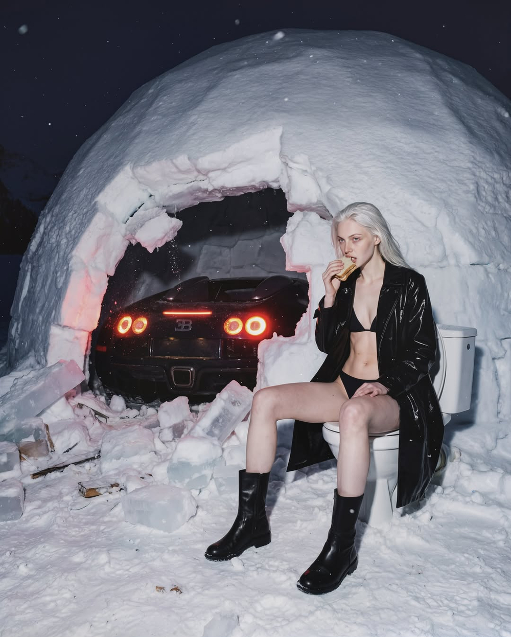 Зимнее BUGATTI