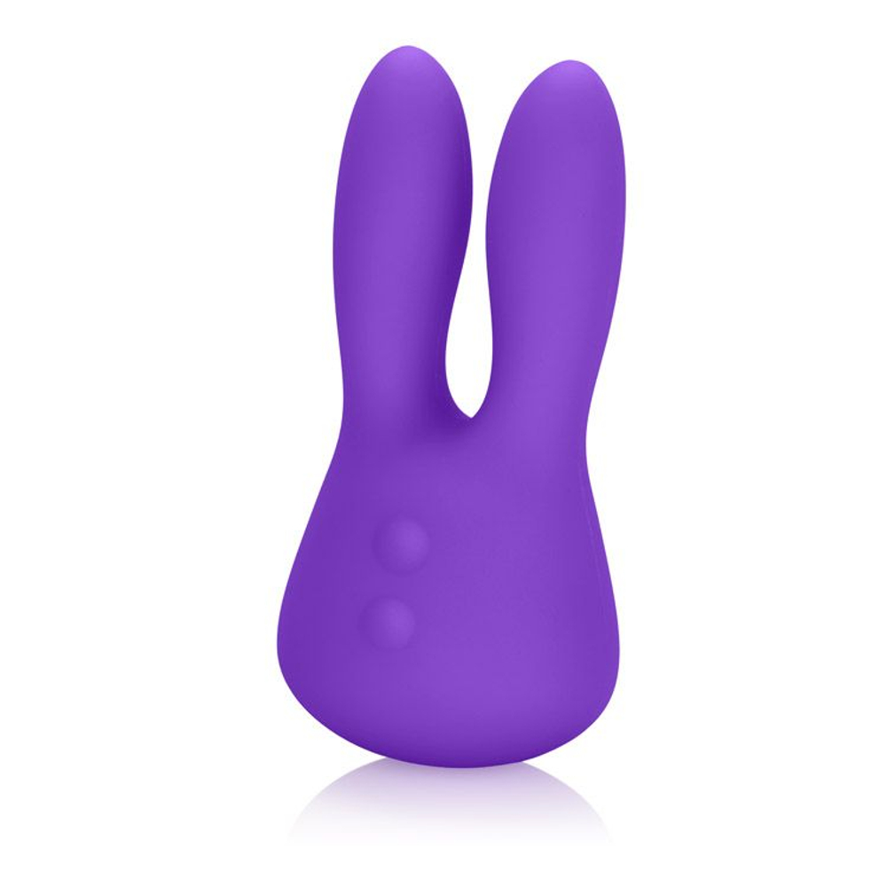 Фиолетовый виброзайчик Mini Marvels Silicone Marvelous Bunny (Цвет: фиолетовый)