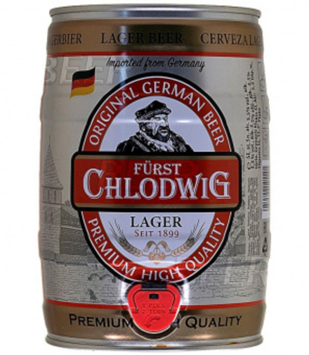 Пиво Фюрст Хлодвиг Лагер / Furst Chlodwig Lager 5л - бочонок