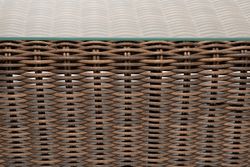 "Боно" журнальный столик из искусственного ротанга, цвет коричневый