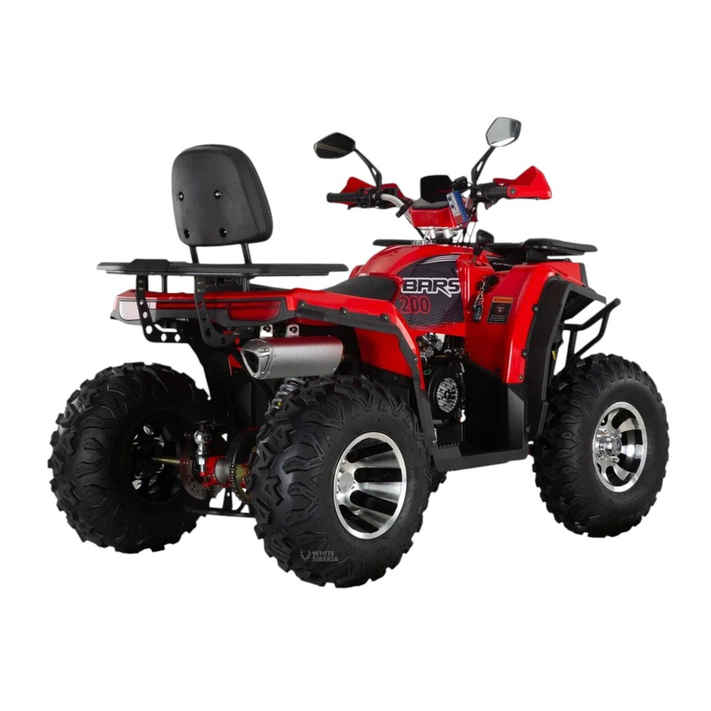 Бензиновый квадроцикл WHITE SIBERIA BARS 200CC PRO (красный)
