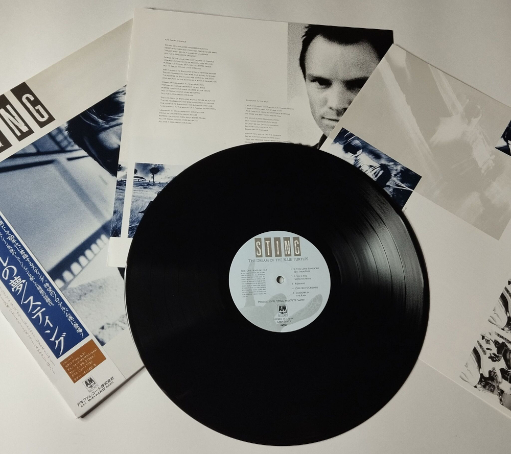 Винтажная виниловая пластинка LP Sting The Dream Of The Blue Turtles (Japan 1985) (Obi) Moon Over Bourbon Street