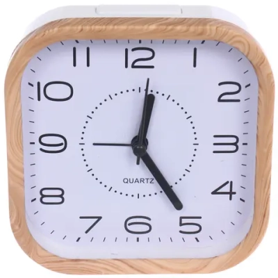 Будильник «Делия» 11*11*4см, микс цветов