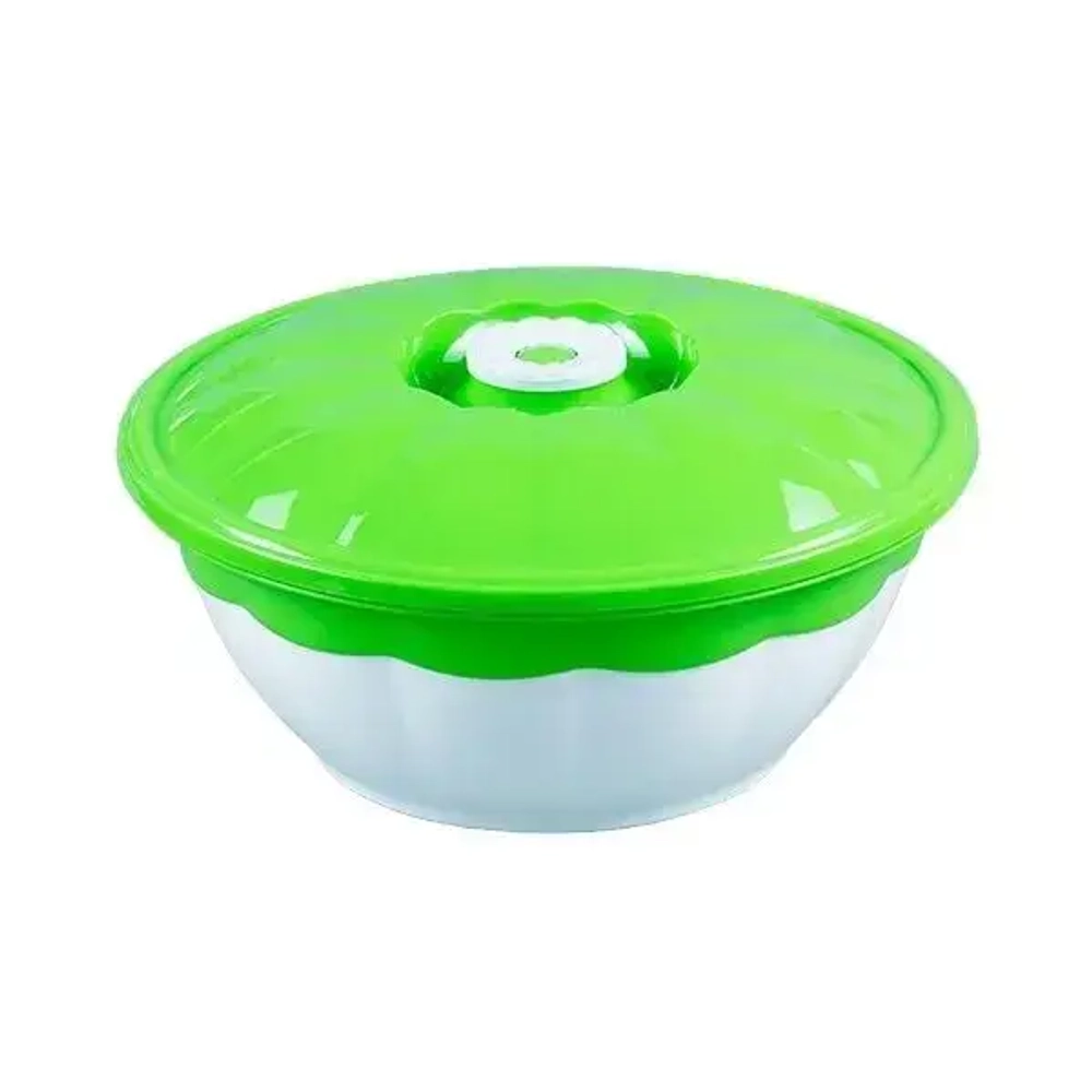Чаша Микс с крышкой 4,5л, Салатовый