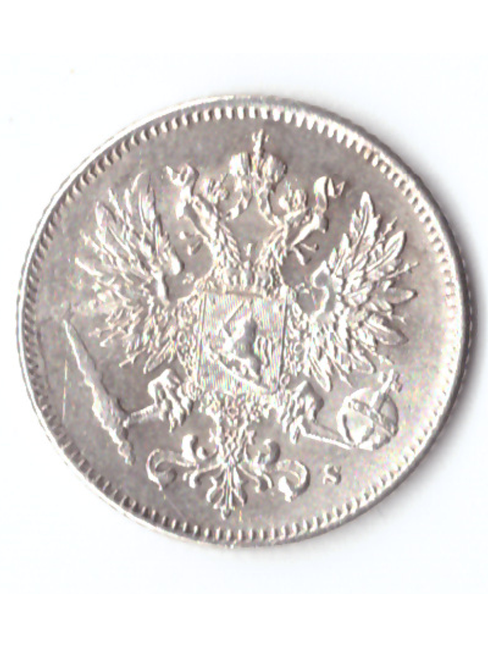 25 пенни 1916 S Россия для Финляндии XF