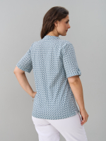 Блузка БЛ-122/фурла-голубойджинс