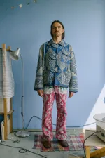 Куртка Soeurs с Тремя Застежками/Blue Tab Jacket синяя