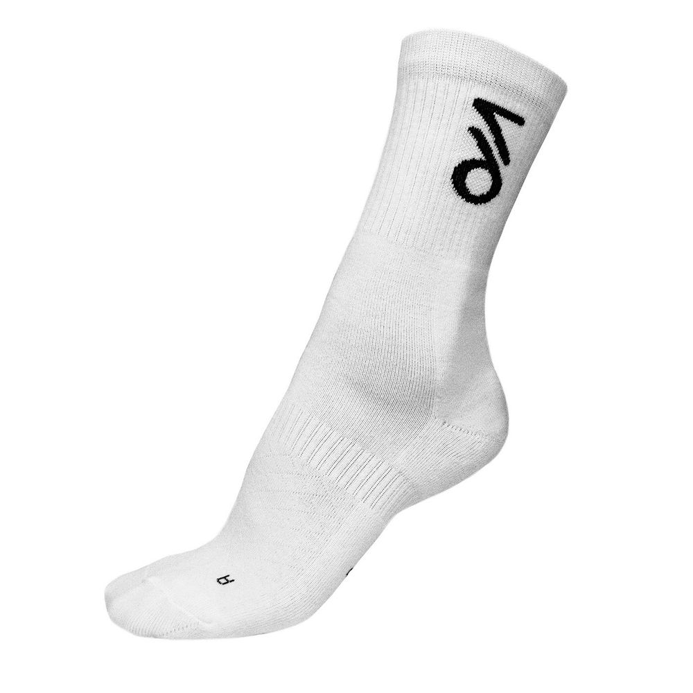 Одежда для тенниса Носки унисекс, Носки унисекс SEVENSIX Socks White .