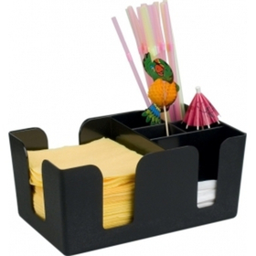 Подставка барная для салфеток и украшений черная MG (51384)