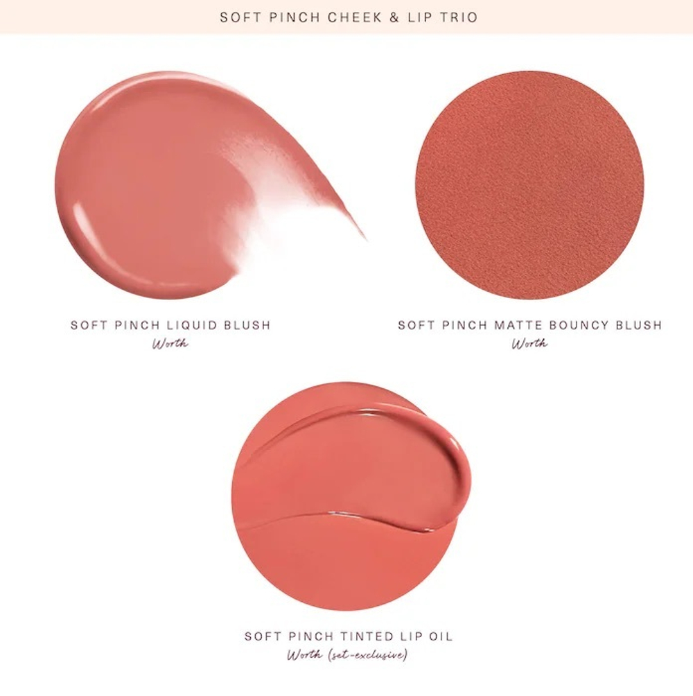 Rare Beauty by Selena Gomez Soft Pinch Cheek & Lip Trio Makeup Gift Set