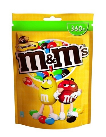 Драже с с арахисом M&M's 360 г