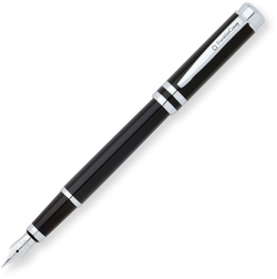 Перьевая ручка чёрная в подарочной коробке FranklinCovey Freemont FC0036-1MS