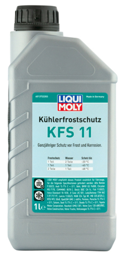 Антифриз концентрат Liqui Moly G11 синий (1л)